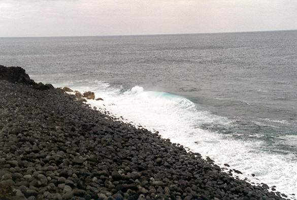 Plage de galets