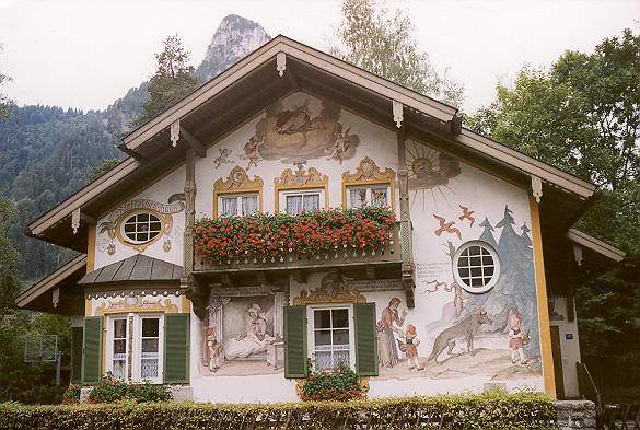 Maison peinte