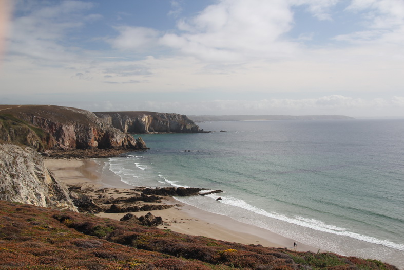 Le bout de la plage de Veryac'h