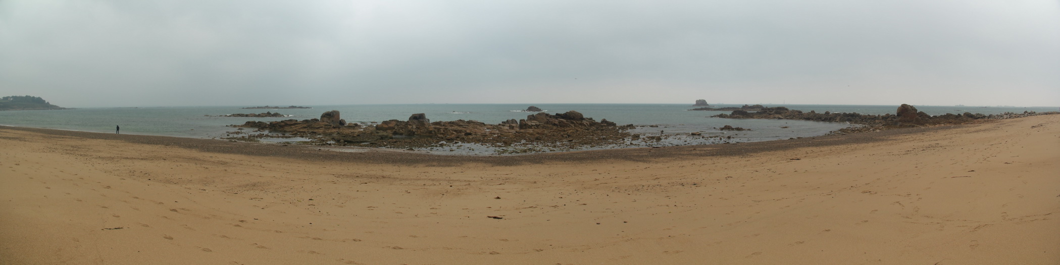 Plage le long du sillon de Talberg